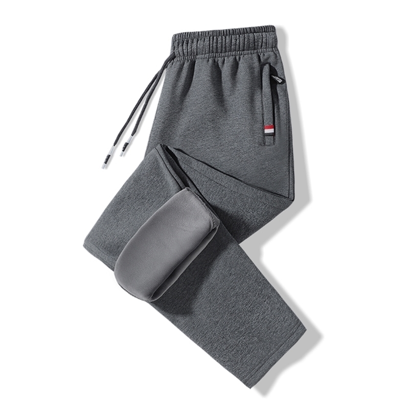 Men's Trousers Winter Plus Velvet Warm Cotton Loose Straight-leg Pants Large Size -5XL Solid Color Sports Casual Pants Men 211108, Black
Men's Trousers Winter Plus Velvet Warm Cotton Loose Straight-leg Pants Large Size -5XL Solid Color Sports Casual Pants Men 211108, Black