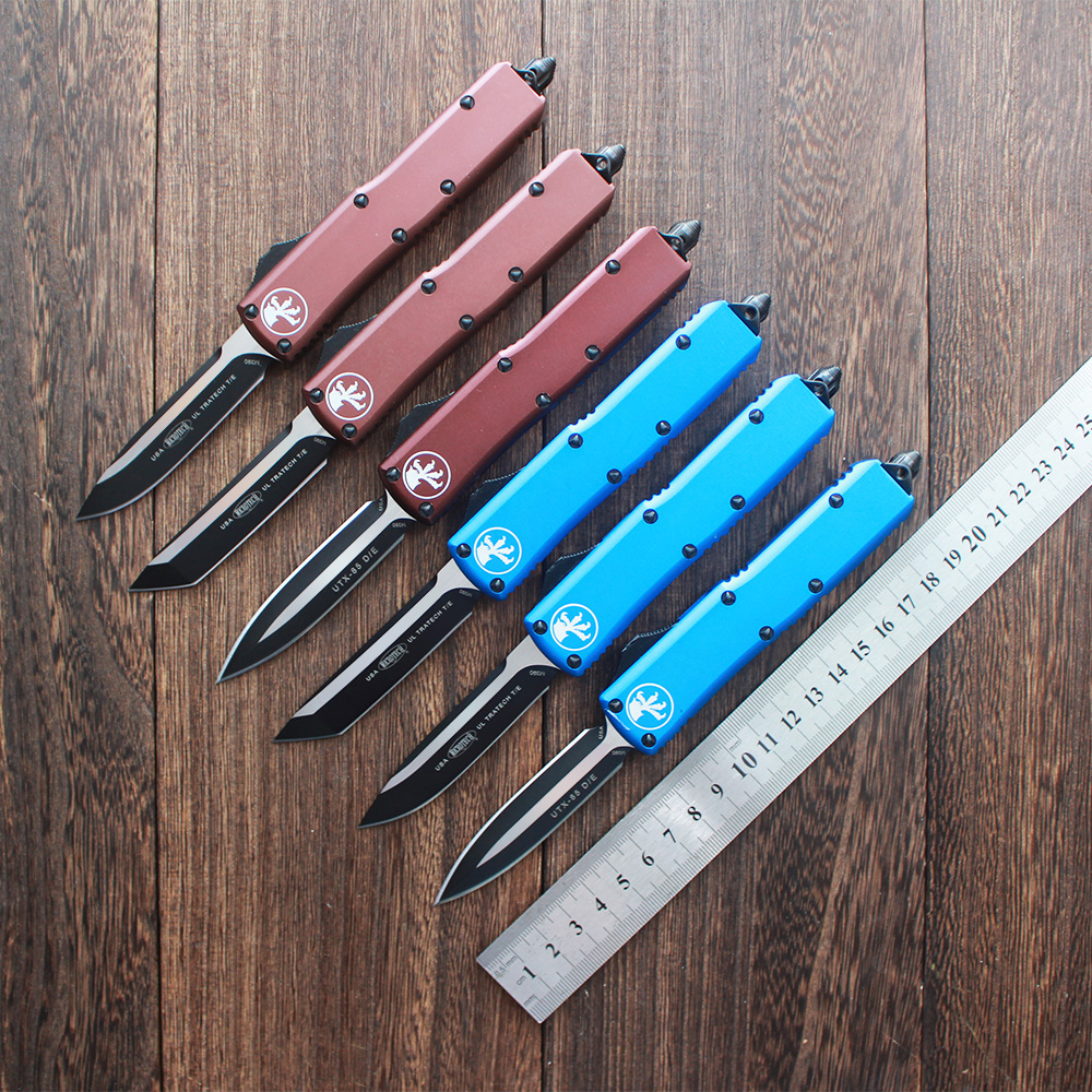 MICRO-TECH Double Action AUTO knife MINI UTX 85 Tactical Knives Aviation Aluminum Handle D2 Blade EDC TOOLS ut
MICRO-TECH Double Action AUTO knife MINI UTX 85 Tactical Knives Aviation Aluminum Handle D2 Blade EDC TOOLS ut