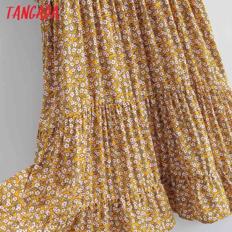 Women French Style Summer V Neck Short Sleeve Ladies Mini Dress Vestidos 1F184 210416