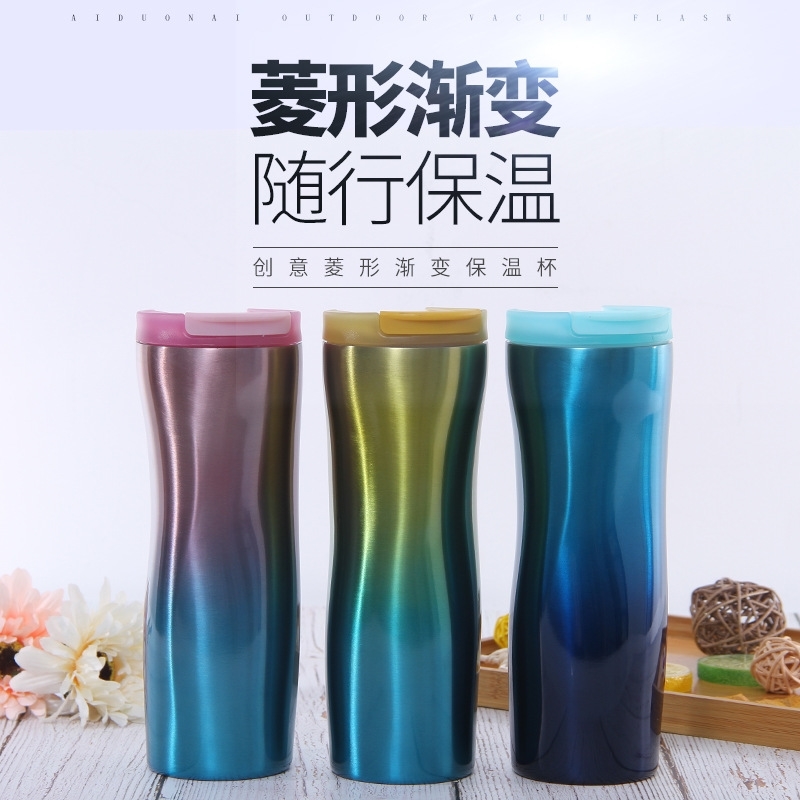 Stainless steel car creative diamond portable gift water outdoor vacuum gradient thermos cup
Stainless steel car creative diamond portable gift water outdoor vacuum gradient thermos cup