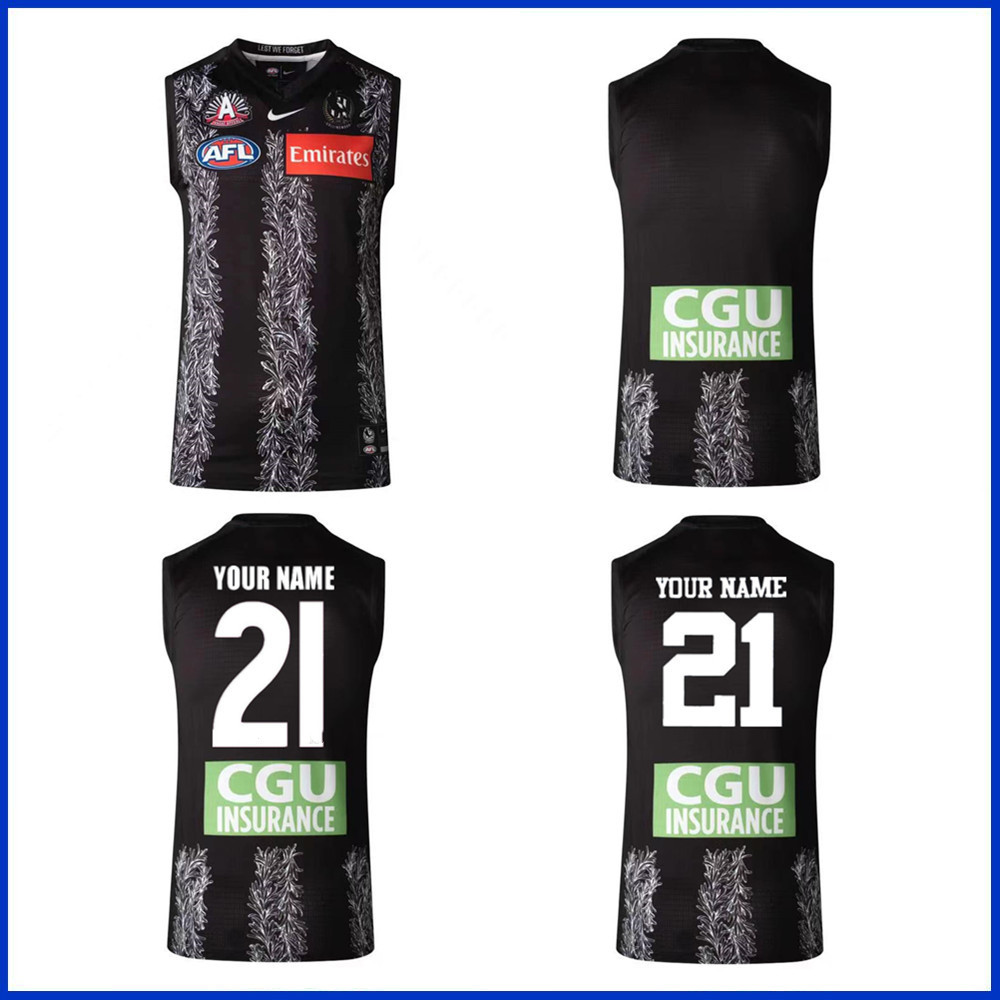 2021 COLLINGWOOD MAGPIES GUERNSEY RUGBY JERSEY 2022 Collingwood magpies Guernsey Home/Away Rugby Jersey size S-3XL, Black
2021 COLLINGWOOD MAGPIES GUERNSEY RUGBY JERSEY 2022 Collingwood magpies Guernsey Home/Away Rugby Jersey size S-3XL, Black