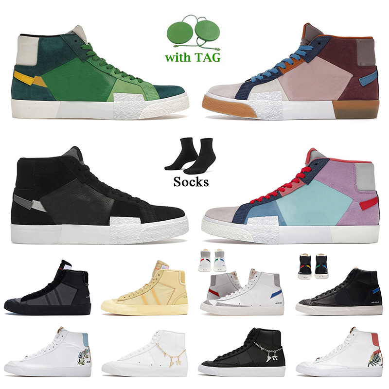 Luxury Fashion Designer Running Shoes Women Mens Trainers Zooms Blazer Mid Premium SB Mosaic Pack Green Brown Black Blazer 77 Vintage LX Lucky Charms White Sneakers, A38 blue white snakeskin 36-45
Luxury Fashion Designer Running Shoes Women Mens Trainers Zooms Blazer Mid Premium SB Mosaic Pack Green Brown Black Blazer 77 Vintage LX Lucky Charms White Sneakers, A38 blue white snakeskin 36-45
