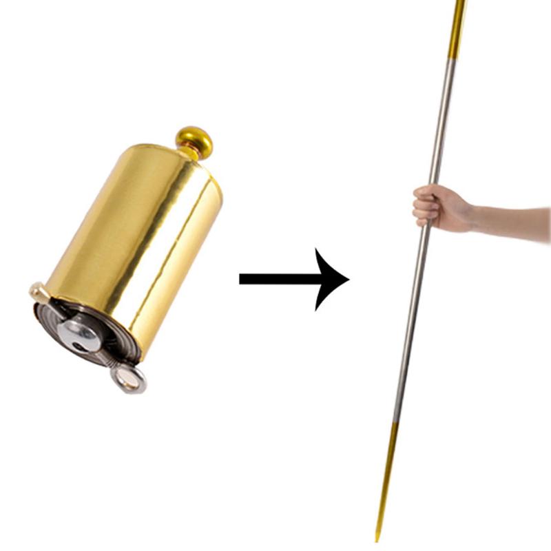 Trekking Poles 11m Metal Magic Pocket Staff Portable Stick Arts Rod Pole Magicians Trick