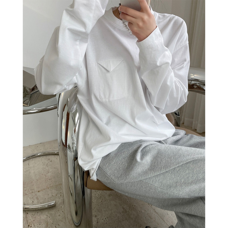 Women's T-Shirt 2021 New Spring Soft Triangle Long Sleeve Woman T-shirts Pure Color Loose Casual Oversize Cotton 100% Basic Tops D, Navy blue
Women's T-Shirt 2021 New Spring Soft Triangle Long Sleeve Woman T-shirts Pure Color Loose Casual Oversize Cotton 100% Basic Tops D, Navy blue