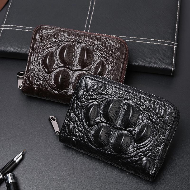 Card Holders Crocodile Bag Top Layer Cowhide Multifunctional Wallet Large Capacity Multi Position Male And Female Cover Zipper, Black
Card Holders Crocodile Bag Top Layer Cowhide Multifunctional Wallet Large Capacity Multi Position Male And Female Cover Zipper, Black