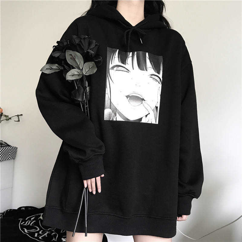 Winter Japanese cartoon funny Harajuku leisure Ulzzang cute large size loose plus velvet casual long-sleeved fashion sweatshirt 210608, Hei06
Winter Japanese cartoon funny Harajuku leisure Ulzzang cute large size loose plus velvet casual long-sleeved fashion sweatshirt 210608, Hei06