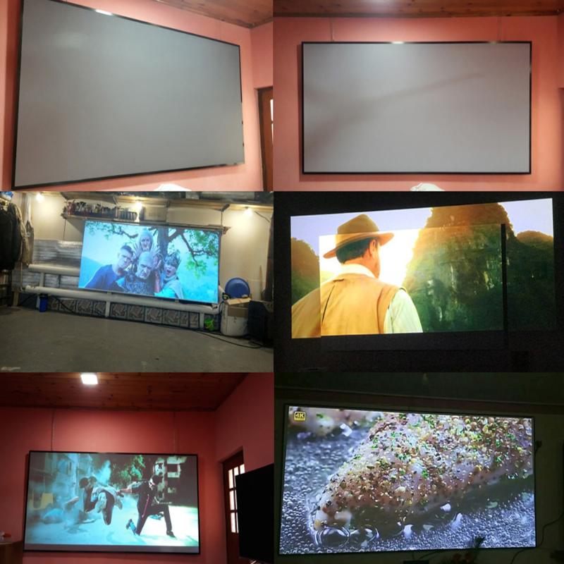 Projection Screens 4k HD Portable Foldable Projector Cloth 16/9 Home Theater Movie Screen+Sticker Bedroom Anti-Light Reflective Curtain
Projection Screens 4k HD Portable Foldable Projector Cloth 16/9 Home Theater Movie Screen+Sticker Bedroom Anti-Light Reflective Curtain