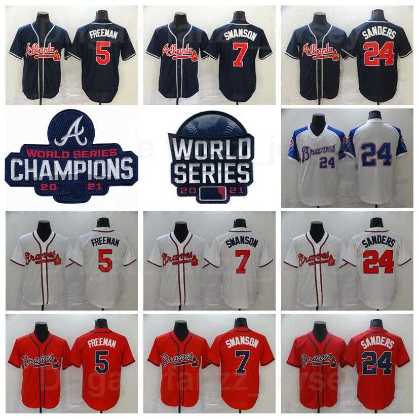 24 Deion Sanders World Series Champions 2021 Baseball Jersey 7 Dansby Swanson 5 Freddie Freeman Flexbase Cool Base All Stitched Cooperstown Navy Blue White Grey Red, 5 white
24 Deion Sanders World Series Champions 2021 Baseball Jersey 7 Dansby Swanson 5 Freddie Freeman Flexbase Cool Base All Stitched Cooperstown Navy Blue White Grey Red, 5 white