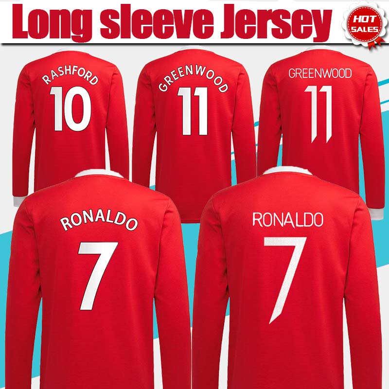 Manchester #7 RONALDO Long Sleeve #25 SANCHO Home Red Soccer Jersey 2021/2022 #11 GREENWOOD #18 B.FERNANDES Soccer Shirt 21/22 #10 RASHFORD #6 POGBA football Uniform, Home + epl patch
Manchester #7 RONALDO Long Sleeve #25 SANCHO Home Red Soccer Jersey 2021/2022 #11 GREENWOOD #18 B.FERNANDES Soccer Shirt 21/22 #10 RASHFORD #6 POGBA football Uniform, Home + epl patch