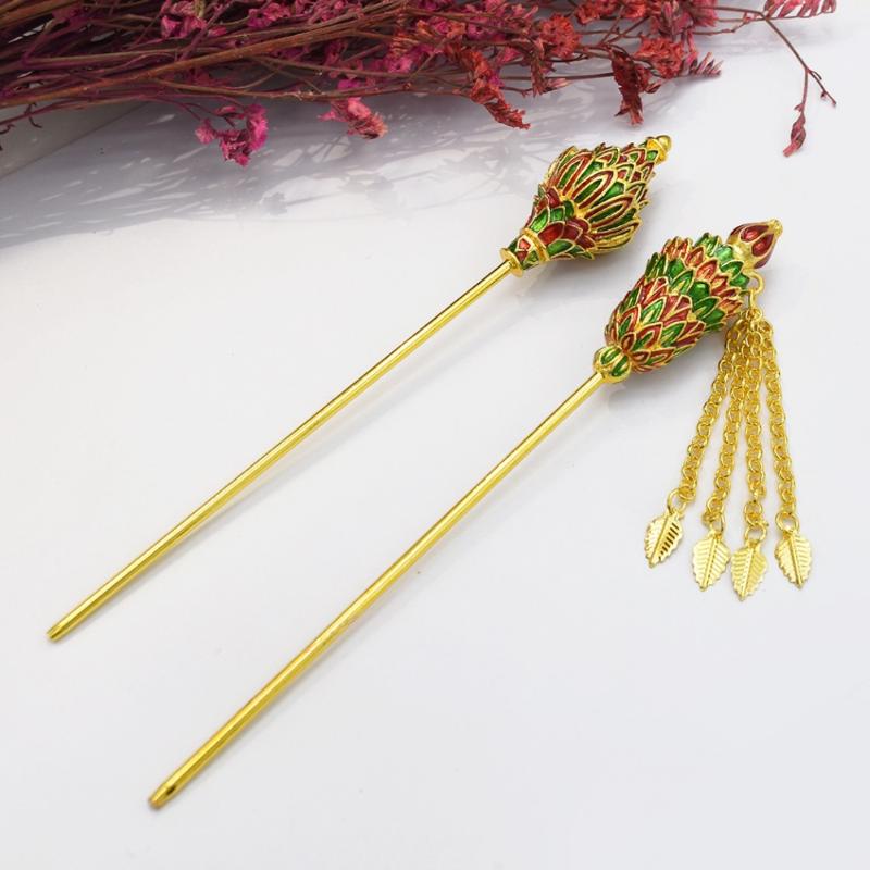 Hair Clips & Barrettes Religious Ethnic Gold Metal Flower Tassel Sticks Headpiece For Women Accessories Thailand Style Jewelry, Golden;silver
Hair Clips & Barrettes Religious Ethnic Gold Metal Flower Tassel Sticks Headpiece For Women Accessories Thailand Style Jewelry, Golden;silver
