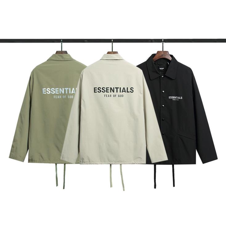 Essentials tide brand men jacket Double-line reflective letter windbreaker FOG couple jackets for mens and women, Black-1
Essentials tide brand men jacket Double-line reflective letter windbreaker FOG couple jackets for mens and women, Black-1