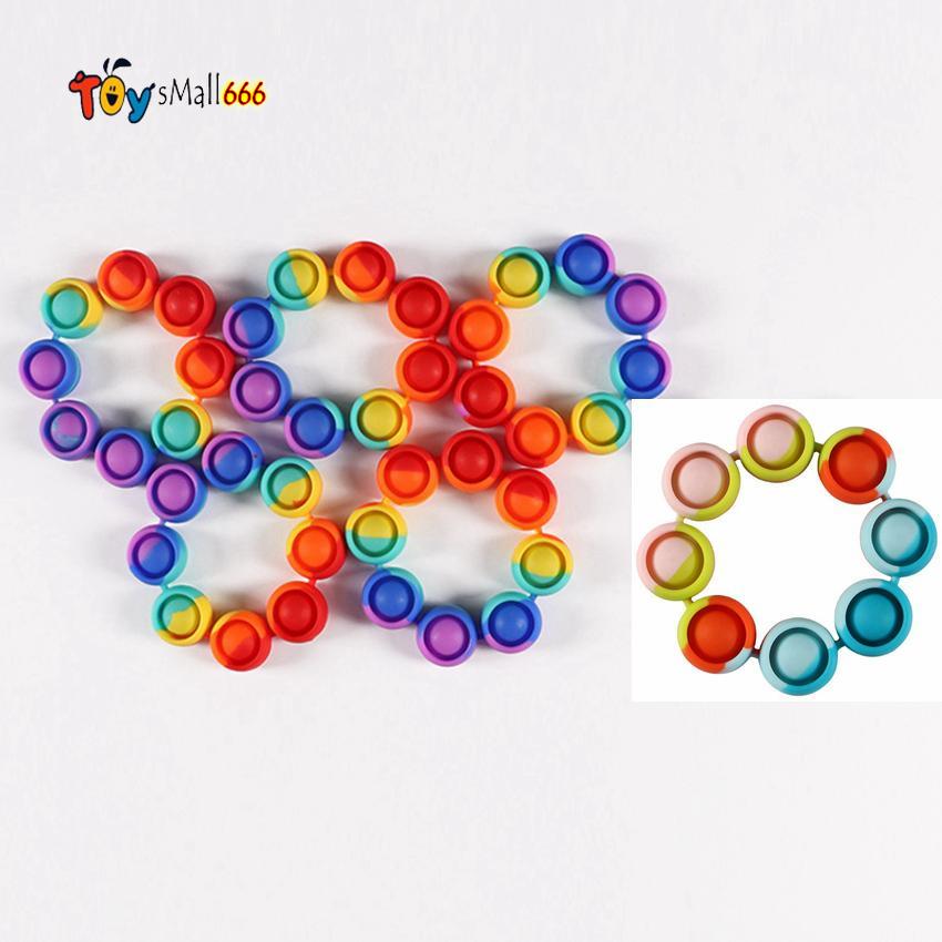 Wristband Rainbow Fidget Push Bubble Sensory Toy Favor 2 Styles Stress Reliever Toys Bracelet Fast Send
Wristband Rainbow Fidget Push Bubble Sensory Toy Favor 2 Styles Stress Reliever Toys Bracelet Fast Send