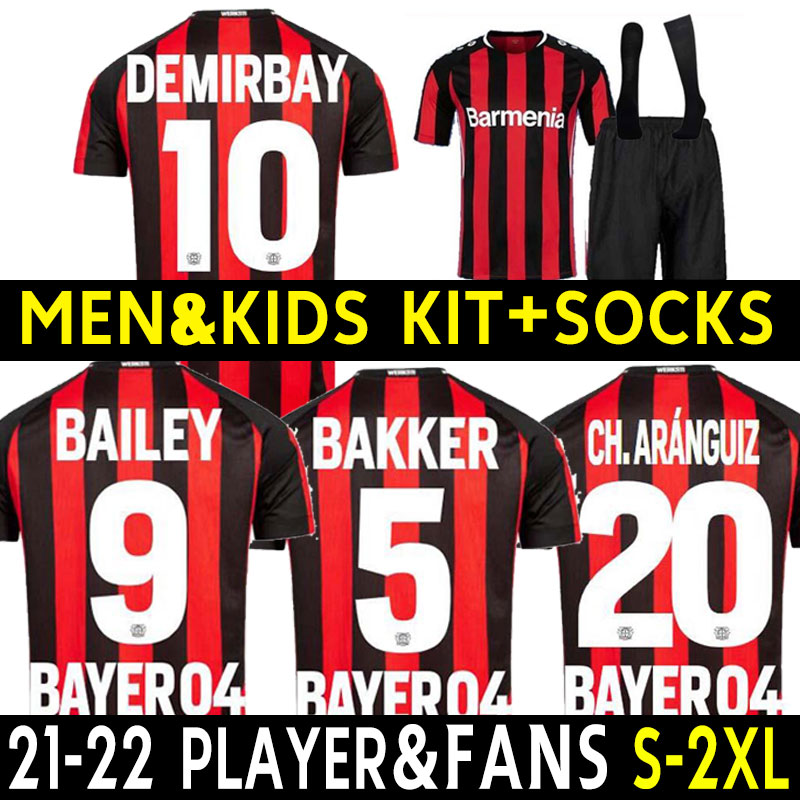 2021 2022 Leverkusen Soccer Jersey men kit Bayer 04 Leverkusen PALACIOS BAILEY football jersey DEMIRBAY VOLLAND TAH soccer shirts 21 22 away FULL SET SOCKS SUIT, Home+patch
2021 2022 Leverkusen Soccer Jersey men kit Bayer 04 Leverkusen PALACIOS BAILEY football jersey DEMIRBAY VOLLAND TAH soccer shirts 21 22 away FULL SET SOCKS SUIT, Home+patch