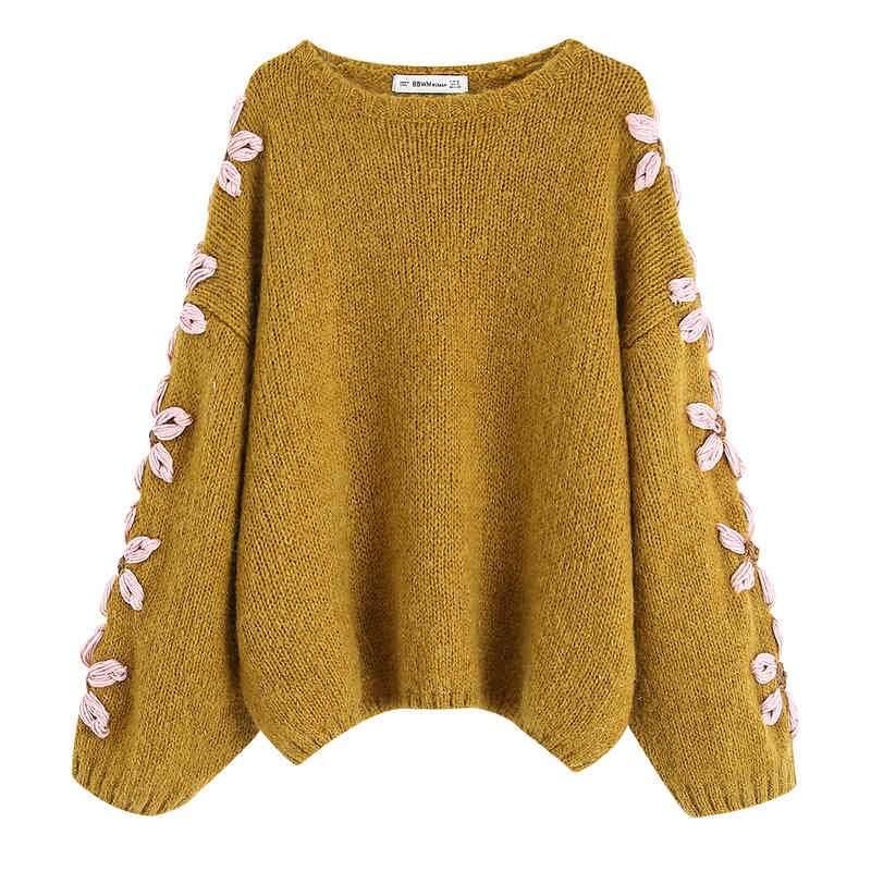 Stylish Chic Embroidery Oversized Sweaters Women Fashion O Neck Pullovers Elegant Ladies Loose Batwing Sleeve Knitwear 210520, Pic
Stylish Chic Embroidery Oversized Sweaters Women Fashion O Neck Pullovers Elegant Ladies Loose Batwing Sleeve Knitwear 210520, Pic