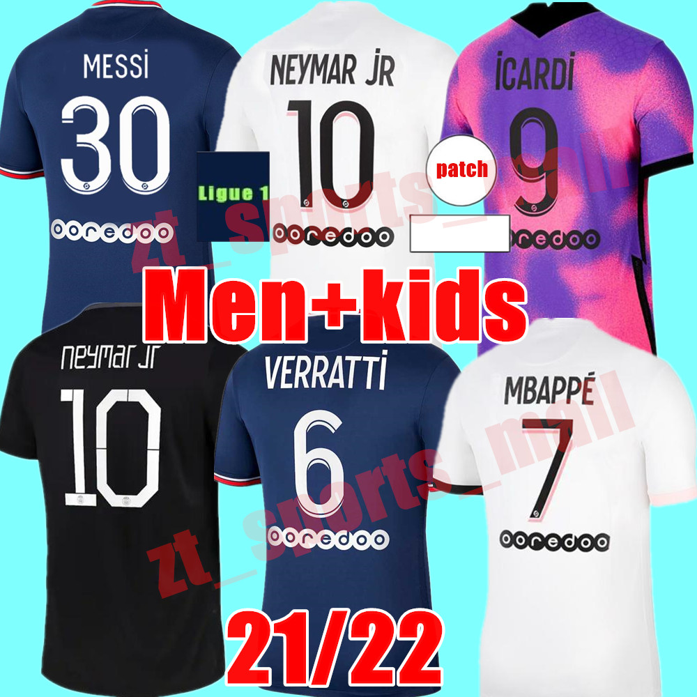 21 22 MBAPPE KEAN soccer jerseys 2021 2022 MESSI MARQUINHOS VERRATTI PsGs Maillots de football shirt ICARDI DI MARIA SERGIO RAMOS Men kids kit uniforms enfants, 21/22 adult home+league patch
21 22 MBAPPE KEAN soccer jerseys 2021 2022 MESSI MARQUINHOS VERRATTI PsGs Maillots de football shirt ICARDI DI MARIA SERGIO RAMOS Men kids kit uniforms enfants, 21/22 adult home+league patch