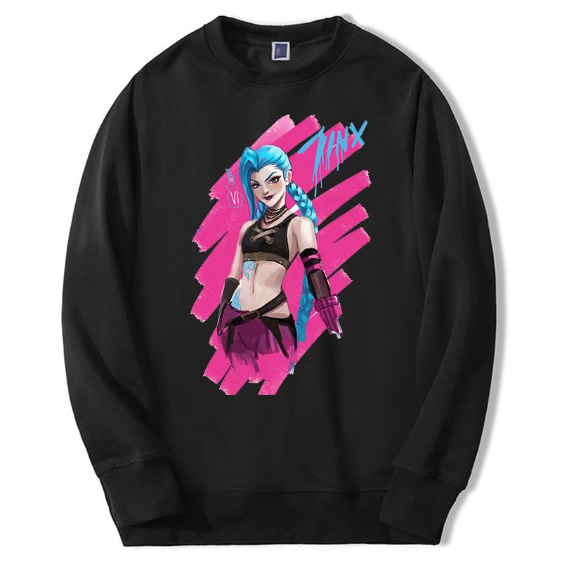Men's Hoodies & Sweatshirts Anime Arcane Cartoon Jinx Winter Male Oversized Warm Powder Arcane Cool Big Size Pullovers Man Fitness Hoodie, Black
Men's Hoodies & Sweatshirts Anime Arcane Cartoon Jinx Winter Male Oversized Warm Powder Arcane Cool Big Size Pullovers Man Fitness Hoodie, Black