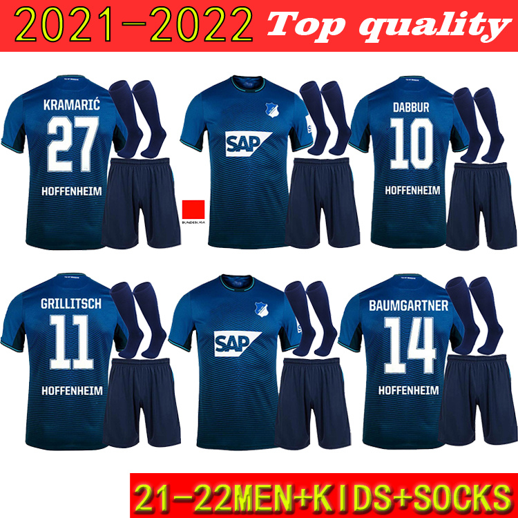 2021 2022 TSG 1899 Hoffenheim Soccer Jerseys KRMARIC BAUMGARTNER GRILLITSCH SESSEGNON BEBOU SAMASSEKOU Custom 21 22 Home Men Kids Kit +Socks, Black;yellow
2021 2022 TSG 1899 Hoffenheim Soccer Jerseys KRMARIC BAUMGARTNER GRILLITSCH SESSEGNON BEBOU SAMASSEKOU Custom 21 22 Home Men Kids Kit +Socks, Black;yellow