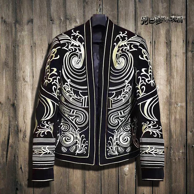 Men' Suits & Blazers -2XL!!Night Field Male Model Handsome Clothes Stylist Han Version Small Suit Embroidery Coat Slim Chinese Style Court
Men' Suits & Blazers -2XL!!Night Field Male Model Handsome Clothes Stylist Han Version Small Suit Embroidery Coat Slim Chinese Style Court