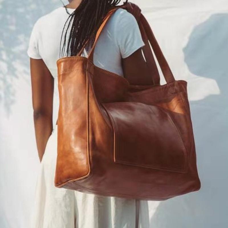 Large Capacity Oil Wax Tote Women Bag Women's Leather Handbags Luxury Womens Shoulder Big Shopper Bags For 2021 Cross Body, Black
Large Capacity Oil Wax Tote Women Bag Women's Leather Handbags Luxury Womens Shoulder Big Shopper Bags For 2021 Cross Body, Black