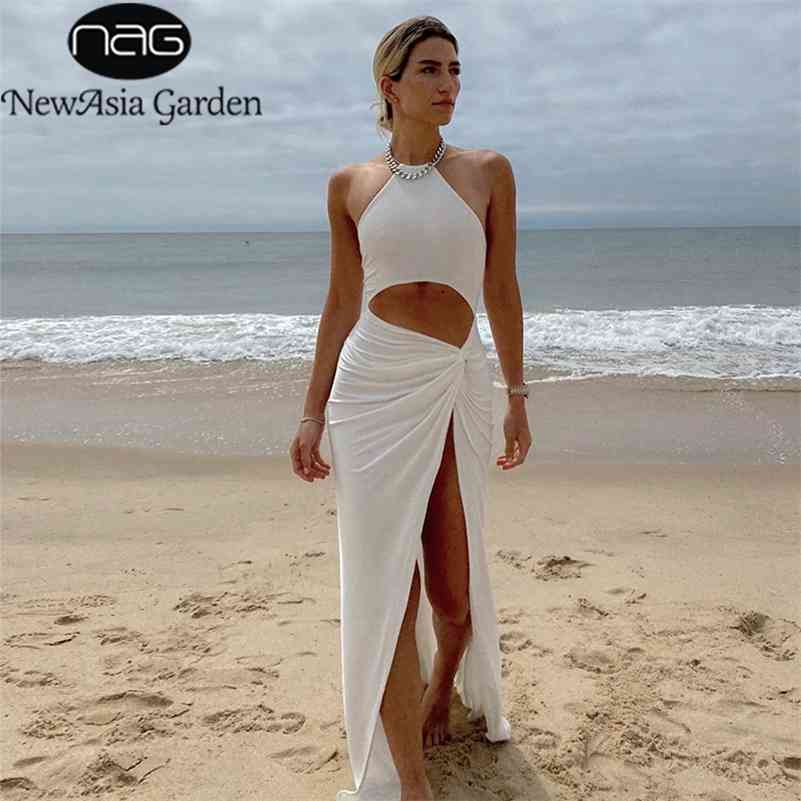 Asia Sexy Party Dress Women Off Shoulder Hollow Out Twist Maxi White Dresses Summer Solid Color Casual Side Split Beach Dress 210630, Black
Asia Sexy Party Dress Women Off Shoulder Hollow Out Twist Maxi White Dresses Summer Solid Color Casual Side Split Beach Dress 210630, Black