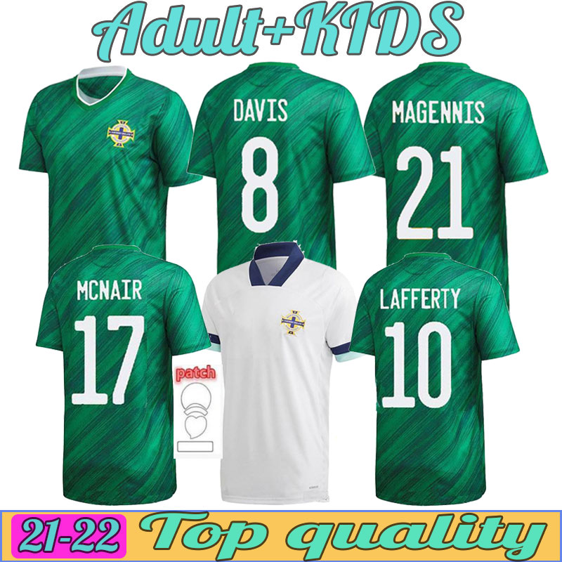 2021 Northern Ireland Soccer Jersey LAFFERTY Home away Adult men + kids kits DAVIS MAGENNIS EVANS MCNAIR BOYCE Football Shirt
2021 Northern Ireland Soccer Jersey LAFFERTY Home away Adult men + kids kits DAVIS MAGENNIS EVANS MCNAIR BOYCE Football Shirt
