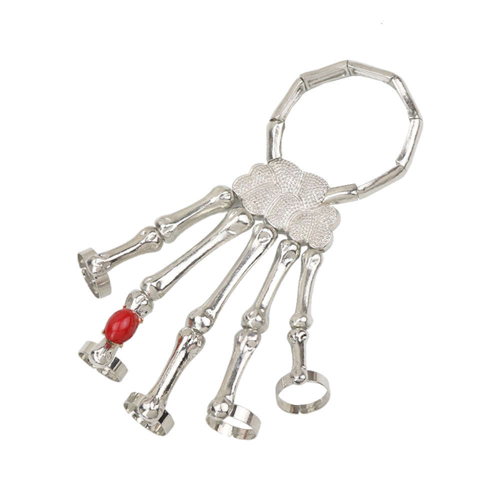,bracelet Sl0063 skeleton five finger BRACELET Metal Red Bracelet accessories for Halloween, Golden;silver
,bracelet Sl0063 skeleton five finger BRACELET Metal Red Bracelet accessories for Halloween, Golden;silver