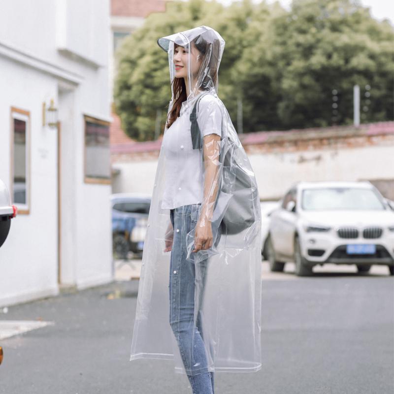 Raincoats Yuding Fashion Transparent Adult Waterproof Poncho Clear Women Girls Long Korean Style Plastic Raincoat With Schoolbag\backpack
Raincoats Yuding Fashion Transparent Adult Waterproof Poncho Clear Women Girls Long Korean Style Plastic Raincoat With Schoolbag\backpack