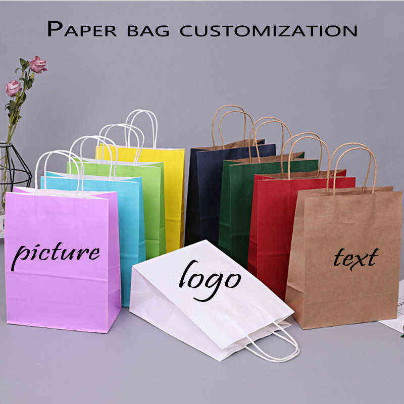 100pcs Kraft paper bag custom Single double sided printing bronzing printing gift box Brown Gift Baking Package H1231
100pcs Kraft paper bag custom Single double sided printing bronzing printing gift box Brown Gift Baking Package H1231
