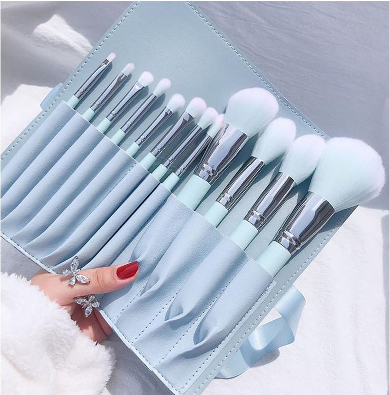Makeup Brushes 10 PCS/11PCS/12PCS Soft Profession Brush Set Ye Shadow Loose Powder Foundation Blush Cosmetic Tools