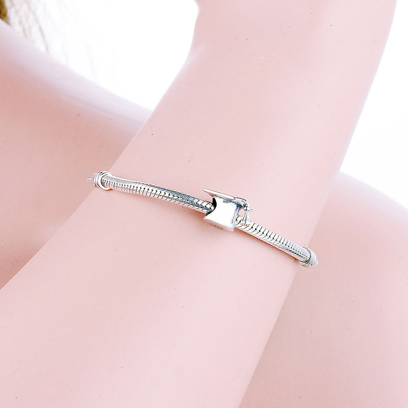 Fit Original Brand Charms Bracelet 925 Sterling Silver Doctoral Hat Beads For Making Berloque Student Gift Celebrate Graduation