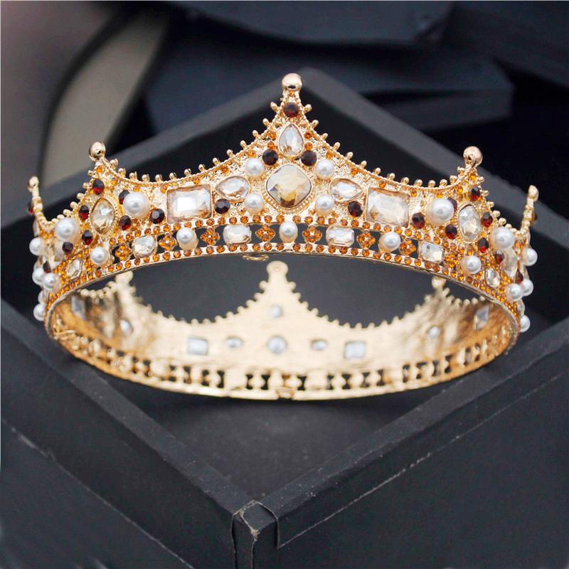 Hair Clips & Barrettes Baroque Royal King Diadem Men Crystal Pearls Metal Tiaras Wedding Crown Jewelry Big Head Ornaments Prom Party Accesso
Hair Clips & Barrettes Baroque Royal King Diadem Men Crystal Pearls Metal Tiaras Wedding Crown Jewelry Big Head Ornaments Prom Party Accesso
