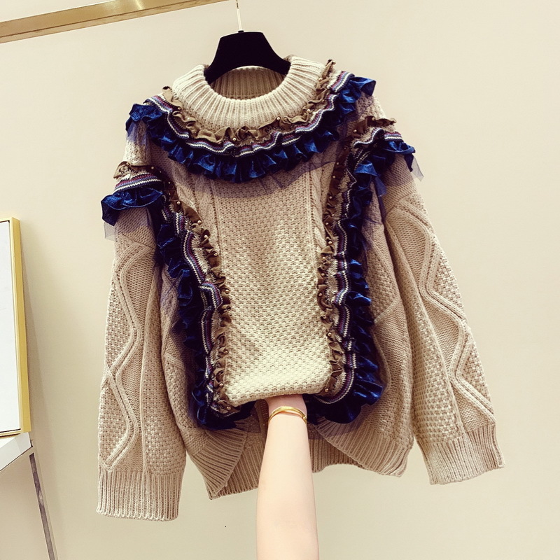 women's sweaters female sweater winter, lotus-leaf clothes, loose female coat, plus size 1sa1, White;black
women's sweaters female sweater winter, lotus-leaf clothes, loose female coat, plus size 1sa1, White;black