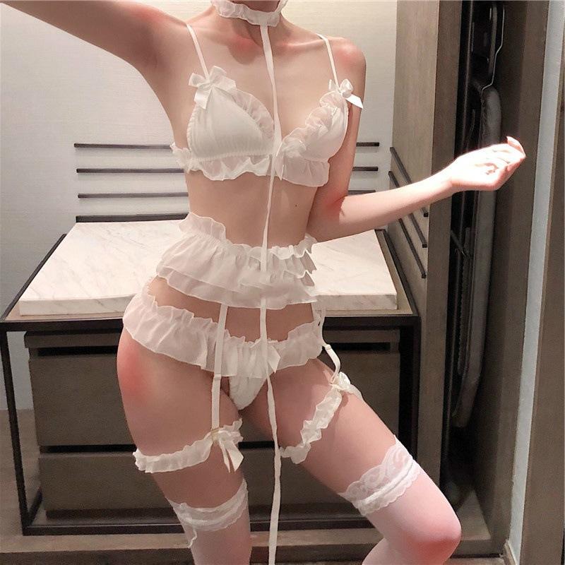 Bras Sets Sexy Cosplay Uniform Adult Games Erotic Costume Temptation Lingerie Women Bandage Underwear Sleepwear Lace Up Nightwear, Black
Bras Sets Sexy Cosplay Uniform Adult Games Erotic Costume Temptation Lingerie Women Bandage Underwear Sleepwear Lace Up Nightwear, Black