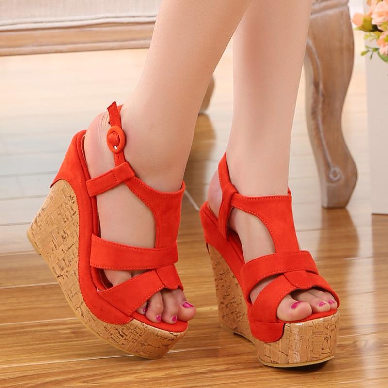Sandals Bohemian National Wind Womens Muffin Thick-Soled Super High Heel Wedge Beach Holiday Small Size Heels 32,33 MJIT, Watermelon red
Sandals Bohemian National Wind Womens Muffin Thick-Soled Super High Heel Wedge Beach Holiday Small Size Heels 32,33 MJIT, Watermelon red