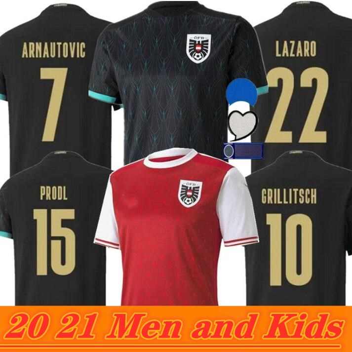 2021 Austria kids kit soccer jersey youth boys child 20 21 DAVID ALABA home Away Arnautovic Sabitzer Grillitsch camisetas Football Shirt, Black;yellow
2021 Austria kids kit soccer jersey youth boys child 20 21 DAVID ALABA home Away Arnautovic Sabitzer Grillitsch camisetas Football Shirt, Black;yellow