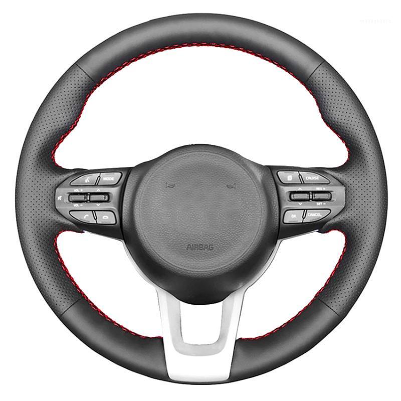 Steering Wheel Covers Black Genuine Leather Hand-stitched Car Cover For Kia Rio Rio5 K2 Picanto Morning 2022-2022
Steering Wheel Covers Black Genuine Leather Hand-stitched Car Cover For Kia Rio Rio5 K2 Picanto Morning 2022-2022