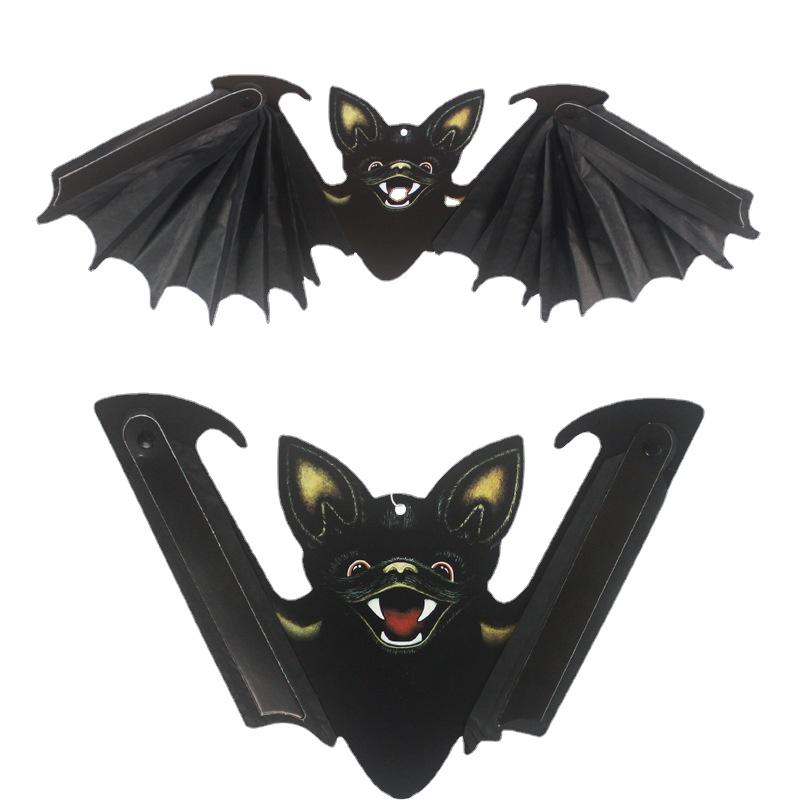 Party Decoration 1Pcs Halloween Paper Bat Hanging Ornaments Poprops Festival Bar Haunted House For Home Decorations
Party Decoration 1Pcs Halloween Paper Bat Hanging Ornaments Poprops Festival Bar Haunted House For Home Decorations