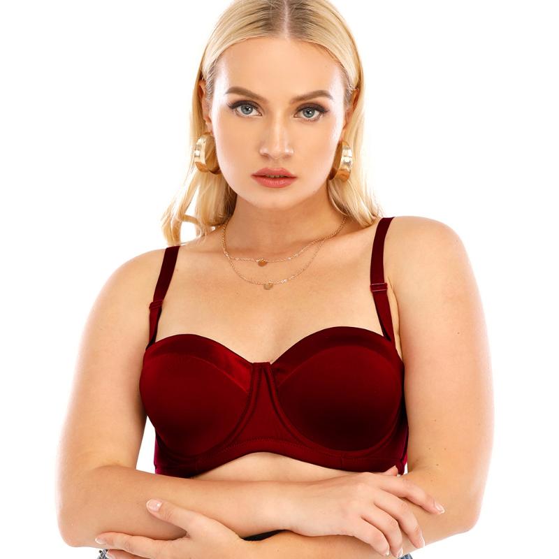 Bras Push Up Bra Half Cup Minimizer Gather Breast Padded Convertible Straps Sexy Women 34 36 38 40 42 44 46 C D DD E, Black
Bras Push Up Bra Half Cup Minimizer Gather Breast Padded Convertible Straps Sexy Women 34 36 38 40 42 44 46 C D DD E, Black