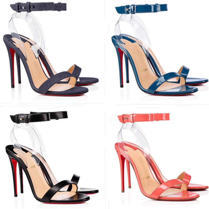 Wholesale Summer Heels Sandals For Woman High Heels,Red Bottom Sandal Heel Shoes jonatina Denim PVC Patent Leather Transp, Wedding Dress, Black
Wholesale Summer Heels Sandals For Woman High Heels,Red Bottom Sandal Heel Shoes jonatina Denim PVC Patent Leather Transp, Wedding Dress, Black