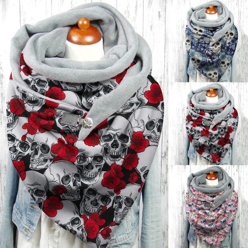 Scarves Halloween Skull Print Button Scarf Fashion Winter Soft Neck Wrap Casual Warm Shawls Women, Blue;gray
Scarves Halloween Skull Print Button Scarf Fashion Winter Soft Neck Wrap Casual Warm Shawls Women, Blue;gray