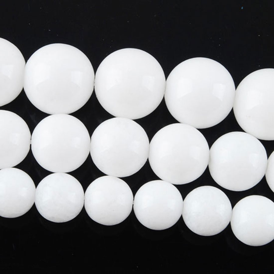 WOJIAER Natural White Jades Gem Stone Round 8 10 12mm Loose Beads Strand 15.5Inches BY903
WOJIAER Natural White Jades Gem Stone Round 8 10 12mm Loose Beads Strand 15.5Inches BY903