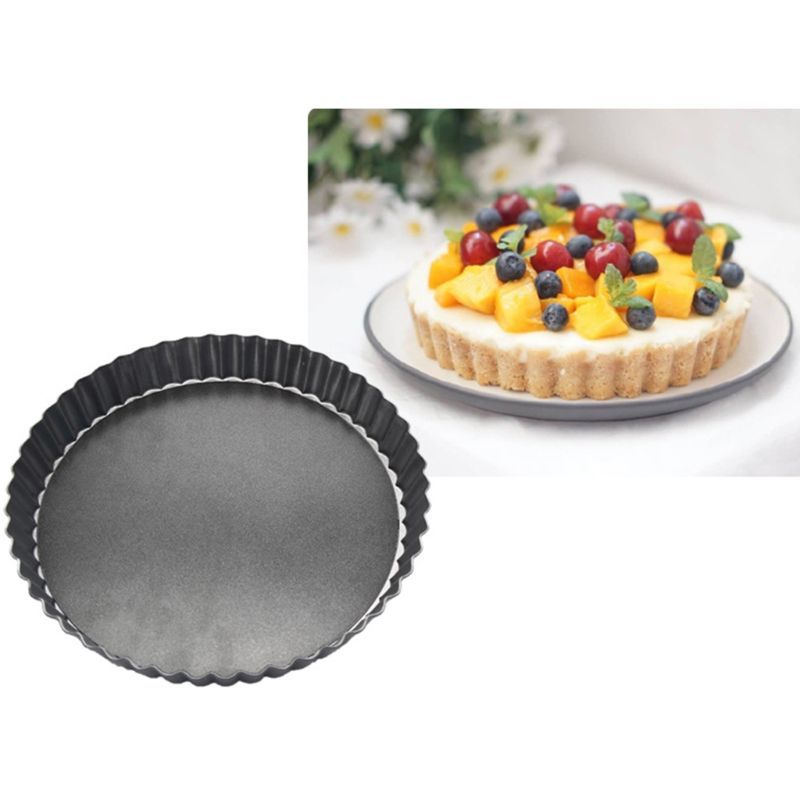 4/6/8 Inch Non Stick Pie Pizza Cake Pan Pie Removable Bodem Bake
