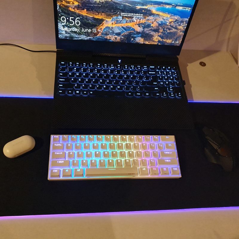 Anne Pro2 60% Bluetooth 4.0 Type-C RGB 61 Keys Mechanical Gaming Keyboard Cherry Switch Gateron Switch new dorp shipping