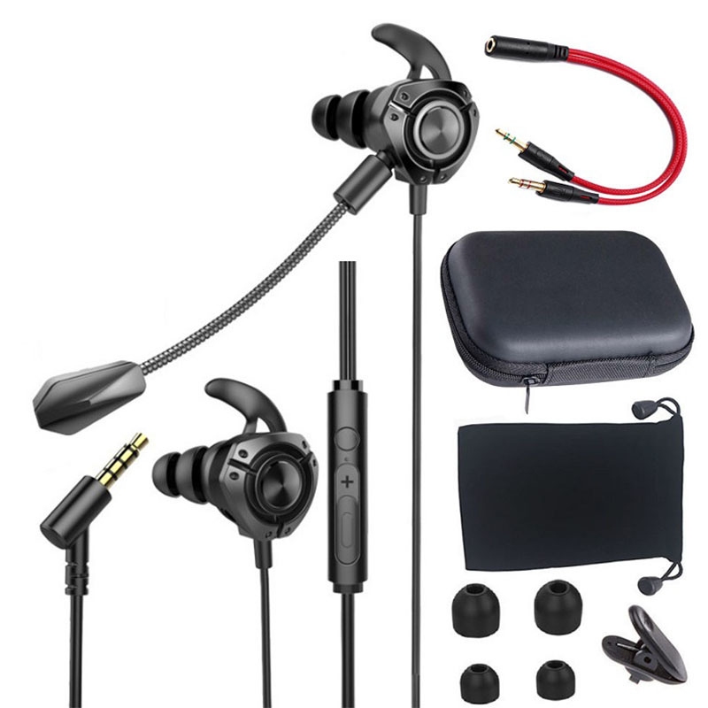 Gamer Headset Wired Gaming Earbuds 3.5mm Plug Earphone Noise Cancelling Stereo with Detachable Mic Headset for Phone PC PS4 Xbox
Gamer Headset Wired Gaming Earbuds 3.5mm Plug Earphone Noise Cancelling Stereo with Detachable Mic Headset for Phone PC PS4 Xbox