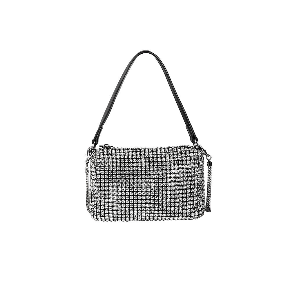 Hot New Designer Luxury Miss Wang crystal diamond Dinner Bag Women Glitter Evening Lady Shiny Rhinestone Party Shoulder Bag, Select type: small number 17 cm
Hot New Designer Luxury Miss Wang crystal diamond Dinner Bag Women Glitter Evening Lady Shiny Rhinestone Party Shoulder Bag, Select type: small number 17 cm