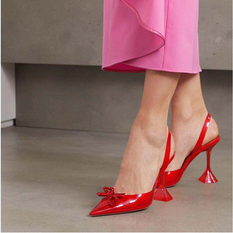 dress shoes luxury crystal bowknot women pumps fashion slingbacks transparent pvc high heels bridal summer female party wedding tavt, Black
dress shoes luxury crystal bowknot women pumps fashion slingbacks transparent pvc high heels bridal summer female party wedding tavt, Black