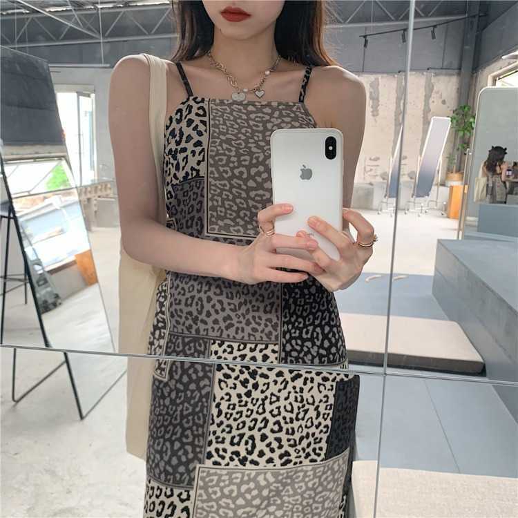 Leopard Print Slash Neck Sleeveless Dresses for Women Spring Summer 210615, Photo color
Leopard Print Slash Neck Sleeveless Dresses for Women Spring Summer 210615, Photo color