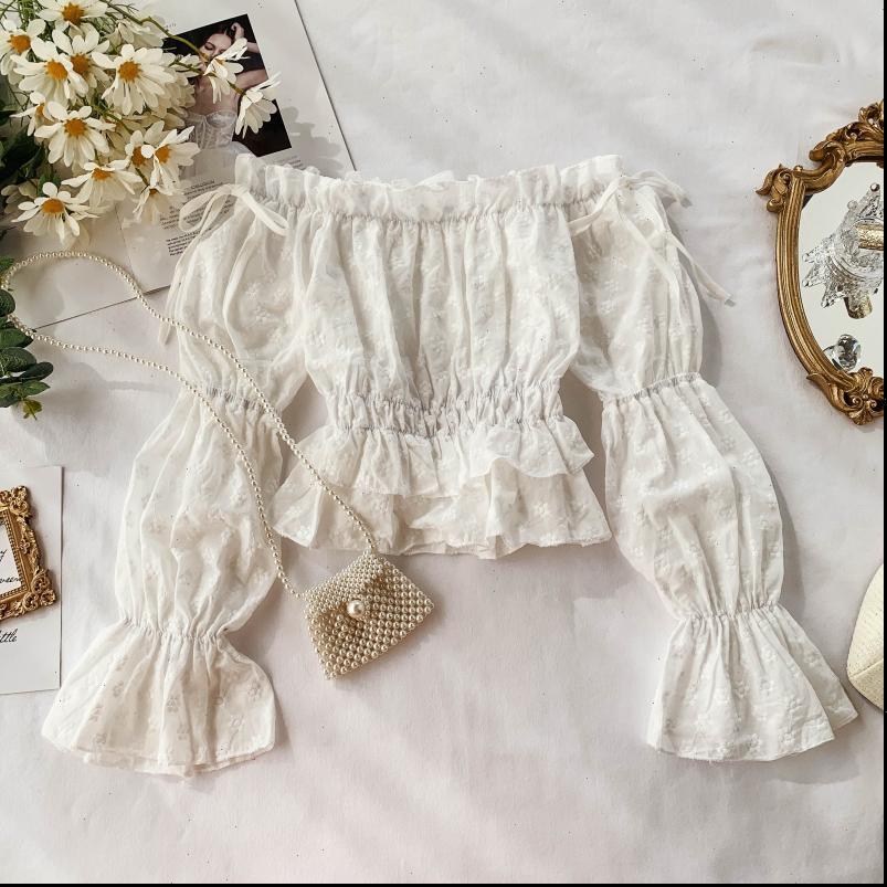 women womens shirt slash neck short crop lady long flare sleeve white elegant blouse harajuku shirts j100
women womens shirt slash neck short crop lady long flare sleeve white elegant blouse harajuku shirts j100