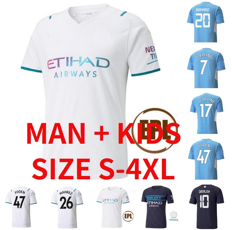 Man kids Kit GREALISH DE BRUYNE Soccer Jerseys 2021 22 STERLING G. JESUS FODEN STONES Football Shirt BERNARDO FERRAN MAHREZ RÚBEN Maillots Foot, 21/22
Man kids Kit GREALISH DE BRUYNE Soccer Jerseys 2021 22 STERLING G. JESUS FODEN STONES Football Shirt BERNARDO FERRAN MAHREZ RÚBEN Maillots Foot, 21/22