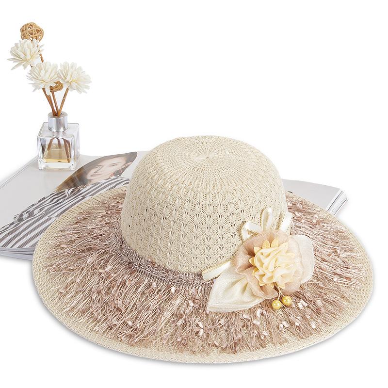 Wide Brim Hats Women's Summer Style Big Eaves Fringed Sunscreen Hat Rafi Straw Breathable Sun Fashion Beach, Khaki
Wide Brim Hats Women's Summer Style Big Eaves Fringed Sunscreen Hat Rafi Straw Breathable Sun Fashion Beach, Khaki